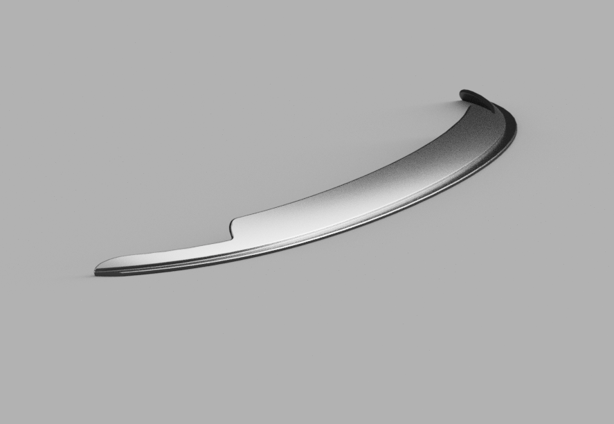 Lip de capô para Golf Mk3 em plástico ABS Premium