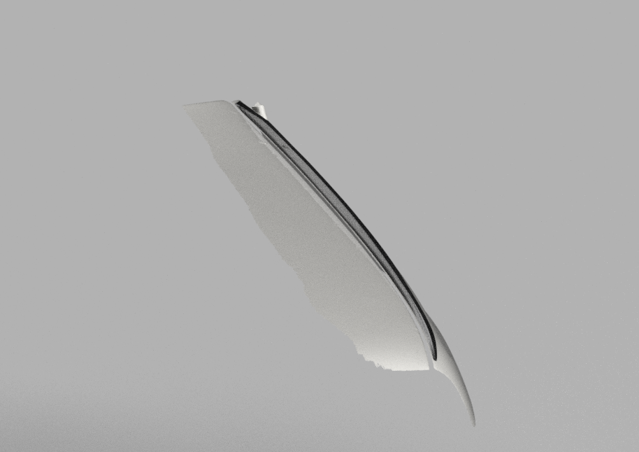 Wind Splitter, vista lateral